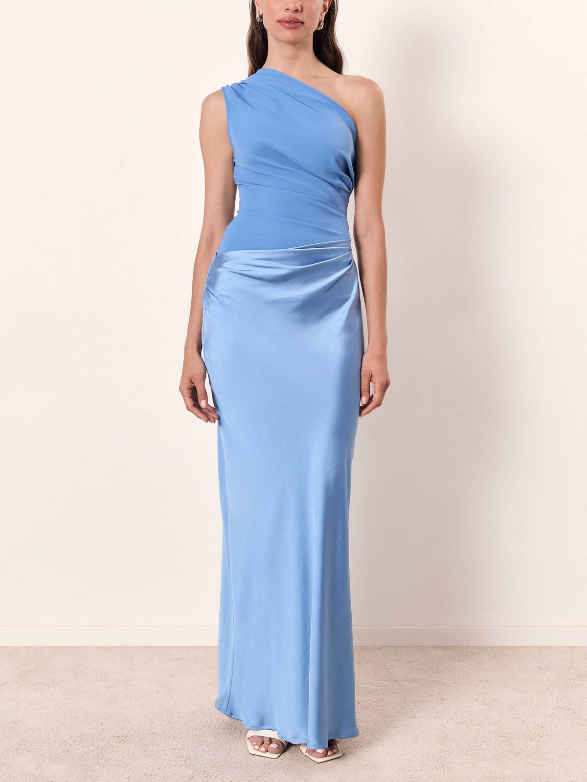 Alessandra™ | Elegant One-Shoulder Maxi Dress