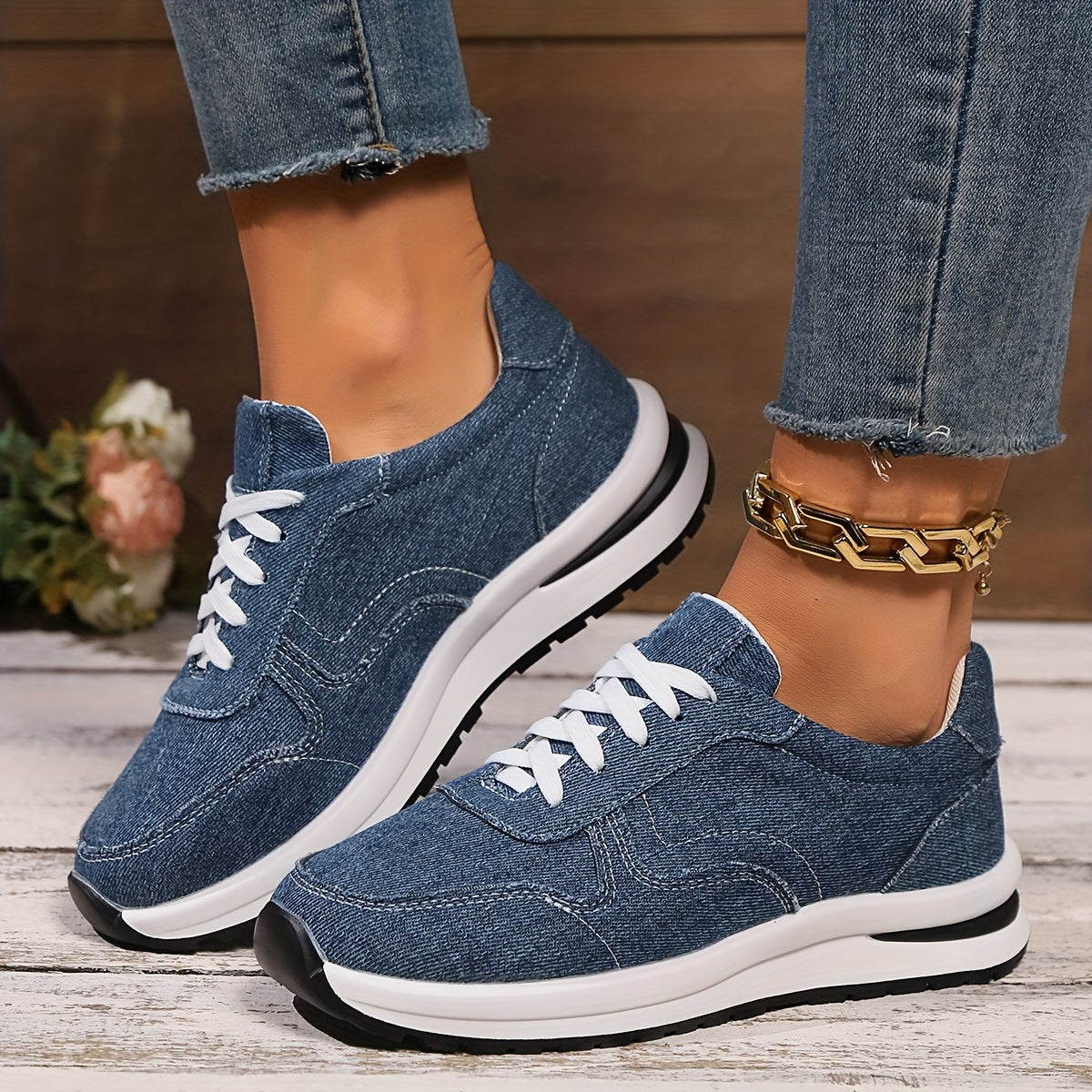 Lizzy™ | Orthopedic Denim Sneakers
