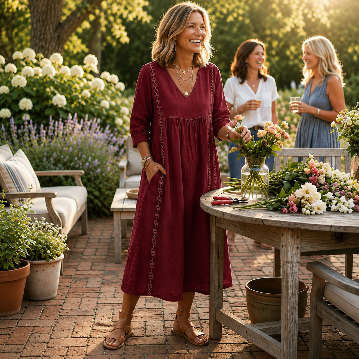 Marilyn Tummy Flattering Dress